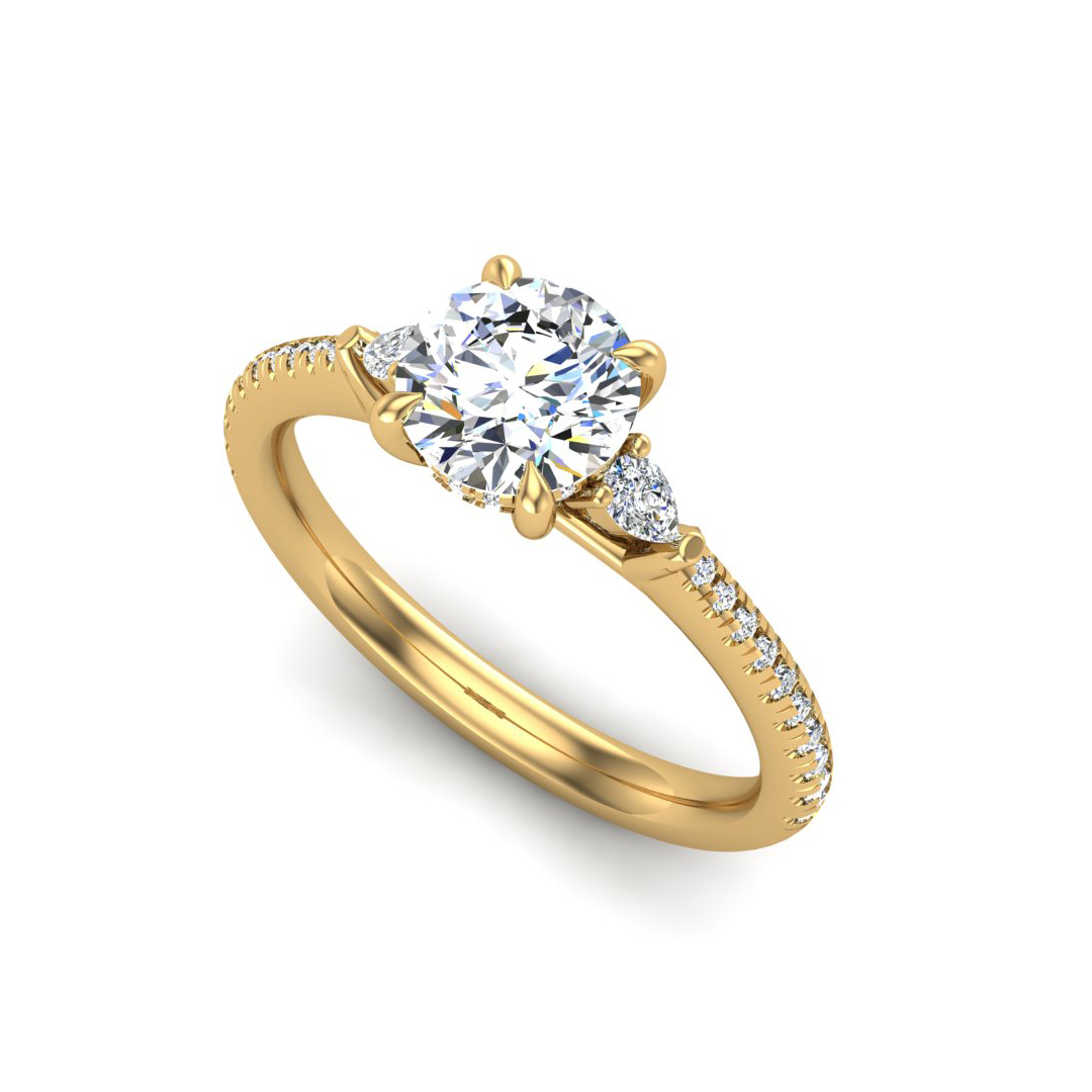 Anaya Pave Engagement Ring